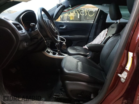 2021 Jeep Compass 80th Anniversary with VIN 3C4NJDEB2MT517099, listed as a Copart auction lot 59578605 with 67,595 mi miles and Non repairable. Bid and sale history available at DreamBid. Image 7.