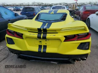 2020 Chevrolet Corvette 3LT with VIN 1G1Y82D46L5104674, listed as a Copart auction lot 78156124 with 0 mi miles and Non Repairable. Bid and sale history available at carsss.com. Image 6.