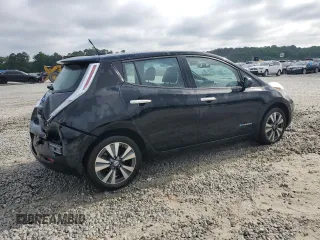 2013 Nissan LEAF SV with VIN 1N4AZ0CP1DC408729, listed as a Copart auction lot 57036265 with 72,881 mi miles and Salvage title. Bid and sale history available at DreamBid. Image 3.