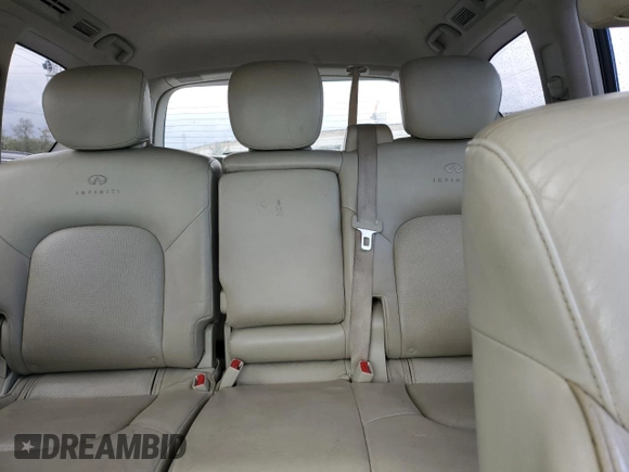 2011 Infiniti QX56 8-passenger with VIN JN8AZ2NC8B9302180, listed as a Copart auction lot 76001744 with 220,515 mi miles and Clean Title. Bid and sale history available at carsss.com. Image 10.