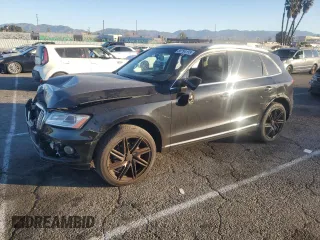 2017 Audi Q5 Premium with VIN WA1C2AFP5HA050958, listed as a Copart auction lot 88754155 with 105,703 mi miles and Salvage Title. Bid and sale history available at carsss.com. Image 1.