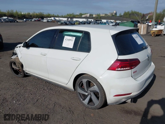 2019 Volkswagen GTI S z VIN 3VW6T7AU9KM036164, wystawiony jako IAAI lot #42160913 z przebiegiem 76 348 mil mil oraz . Historia ofert i sprzedaży dostępna na DreamBid. Obrazek 3.