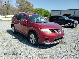 2015 Nissan Rogue SV with VIN 5N1AT2MT7FC825824, listed as a Copart auction lot 50576015 with 134,242 mi miles and Salvage Title. Bid and sale history available at carsss.com. Image 12.