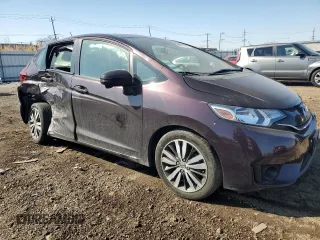 2015 Honda Fit EX-L with VIN 3HGGK5H8XFM756085, listed as a Copart auction lot 48771025 with 46,740 mi miles and Salvage Title. Bid and sale history available at carsss.com. Image 4.
