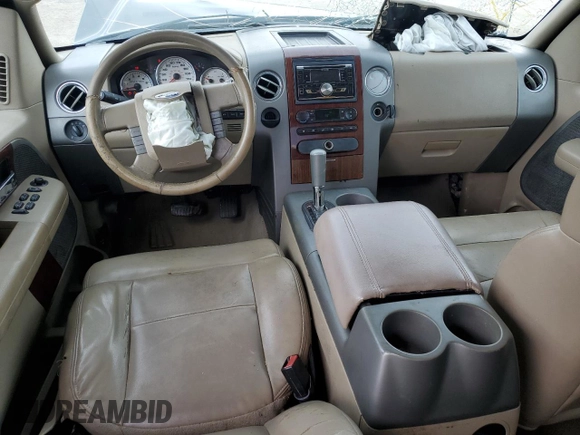 2006 Ford F-150 XLT with VIN 1FTPW12V16KD70138, listed as a Copart auction lot 61302585 with 226,024 mi miles and Salvage title. Bid and sale history available at DreamBid. Image 8.