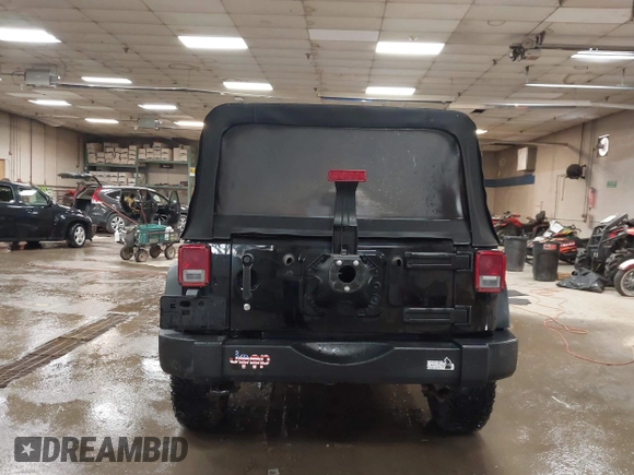 2017 Jeep Wrangler Unlimited Sport with VIN 1C4BJWDG4HL701067, listed as a IAAI auction lot 42412468 with 70,457 mi miles and . Bid and sale history available at DreamBid. Image 16.