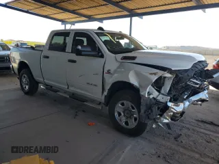 2020 Ram 2500 Tradesman with VIN 3C6UR5CL7LG172687, listed as a Copart auction lot 54448705 with 120,021 mi miles and Salvage title. Bid and sale history available at DreamBid. Image 4.