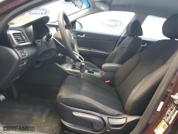 2019 Kia Optima LX with VIN 5XXGT4L34KG325562, listed as a Copart auction lot 46600864 with 104,262 mi miles and Clean Title. Bid and sale history available at carsss.com. Image 7.