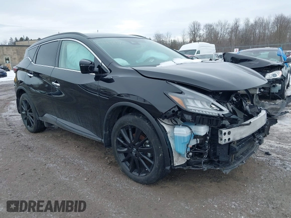 2023 Nissan Murano SV z VIN 5N1AZ2BS3PC137071, wystawiony jako IAAI lot #41479382 z przebiegiem 16 457 mil mil oraz . Historia ofert i sprzedaży dostępna na DreamBid. Obrazek 1.
