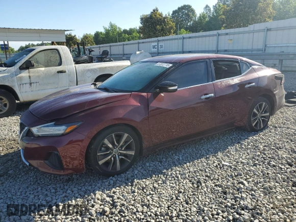 2019 Nissan Maxima SV with VIN 1N4AA6AV5KC373640, listed as a Copart auction lot 57222715 with 102,152 mi miles and Salvage title. Bid and sale history available at DreamBid. Image 1.