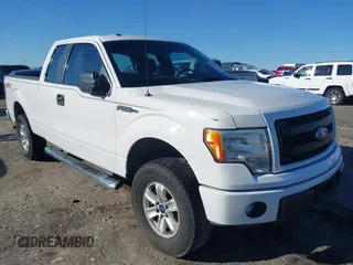 2014 Ford F-150 XL with VIN 1FTFX1EF1EFB73703, listed as a IAAI auction lot 41576855 with 122,721 mi miles. Bid and sale history available at carsss.com. Image 1.