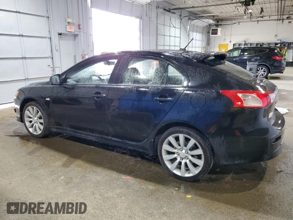 2010 Mitsubishi Lancer GTS with VIN JA32X8HW7AU001795, listed as a Copart auction lot 68226064 with 144,272 mi miles and Salvage Title. Bid and sale history available at carsss.com. Image 2.