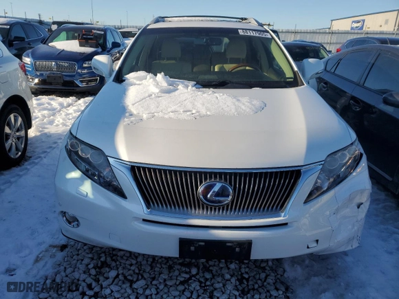 2011 Lexus RX 450h with VIN JTJBC1BA3B2420951, listed as a Copart auction lot 88117905 with 128,714 mi miles and Salvage Title. Bid and sale history available at carsss.com. Image 5.