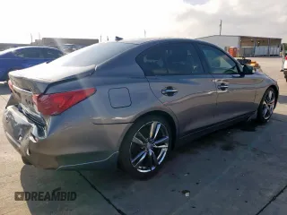 2015 Infiniti Q50 Premium with VIN JN1BV7AP5FM353384, listed as a Copart auction lot 54845015 with 152,690 mi miles and Salvage title. Bid and sale history available at DreamBid. Image 3.