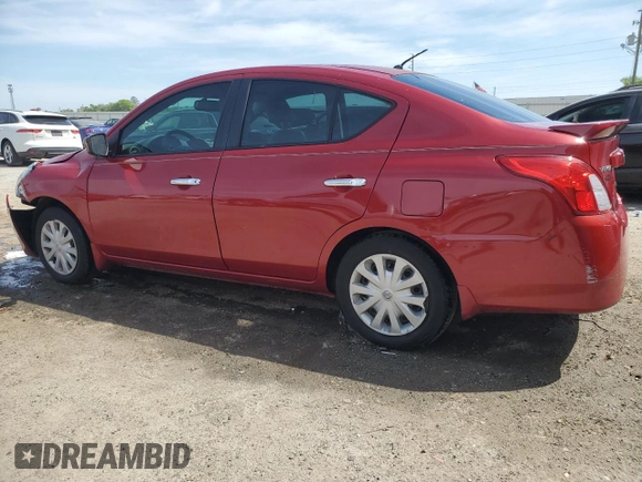 2015 Nissan Versa SV with VIN 3N1CN7APXFL867889, listed as a Copart auction lot 49712155 with 105,496 mi miles and Salvage Title. Bid and sale history available at carsss.com. Image 2.