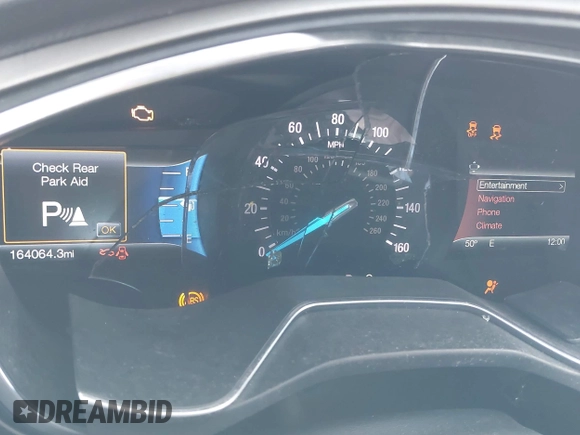 2016 Ford Fusion SE with VIN 3FA6P0H94GR237745, listed as a IAAI auction lot 36053167 with 164,064 mi miles and . Bid and sale history available at DreamBid. Image 7.