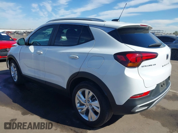 2025 Buick Encore GX Preferred with VIN KL4AMBSP9SB012485, listed as a IAAI auction lot 41494500 with 1,475 mi miles and . Bid and sale history available at DreamBid. Image 3.