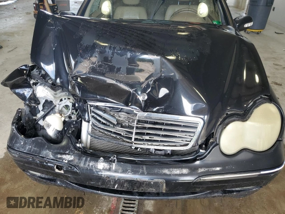2003 Mercedes-Benz C 240 with VIN WDBRF61J73A521486, listed as a Copart auction lot 63702025 with Not provided miles and Salvage title. Bid and sale history available at DreamBid. Image 11.