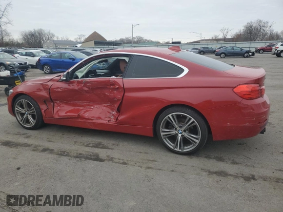 2016 BMW 4 Series 428i xDrive z VIN WBA3N9C5XGK250545, wystawiony jako Copart lot #88158225 z przebiegiem 76 824 mil mil oraz Szkoda całkowita • Salvage title. Historia ofert i sprzedaży dostępna na DreamBid. Obrazek 2.