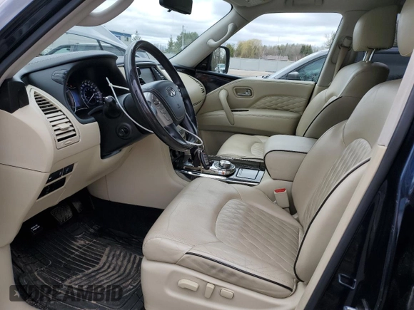 2019 Infiniti QX80 LUXE with VIN JN8AZ2NE8K9232889, listed as a Copart auction lot 53538575 with 96,642 mi miles and Clean Title. Bid and sale history available at carsss.com. Image 7.