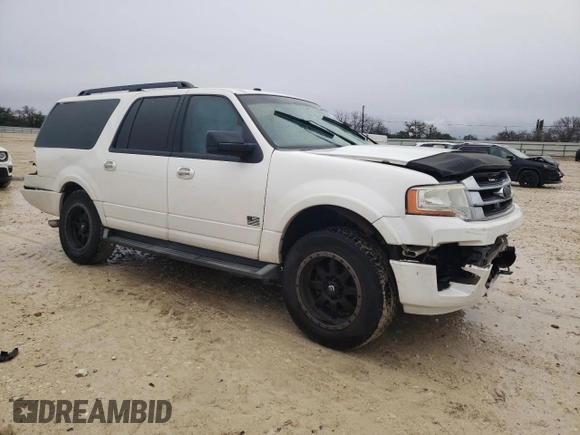2016 Ford Expedition EL XLT with VIN 1FMJK1HT7GEF20580, listed as a Copart auction lot 45182435 with 124,985 mi miles and Salvage Title. Bid and sale history available at carsss.com. Image 4.