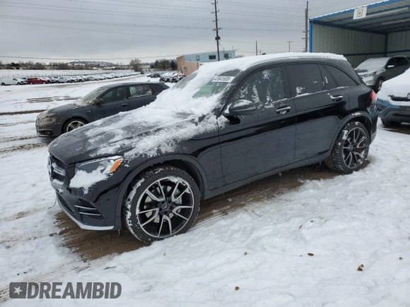 2017 Mercedes-Benz GLC with VIN WDC0G6EB6HF165787, listed as a Copart auction lot 41641635 with 108,347 mi miles and Salvage Title. Bid and sale history available at carsss.com. Image 1.