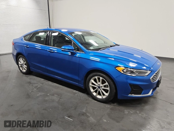 2020 Ford Fusion Hybrid SEL with VIN 3FA6P0MU2LR203792, listed as a Copart auction lot 48302105 with 83,383 mi miles and Clean Title. Bid and sale history available at carsss.com. Image 4.