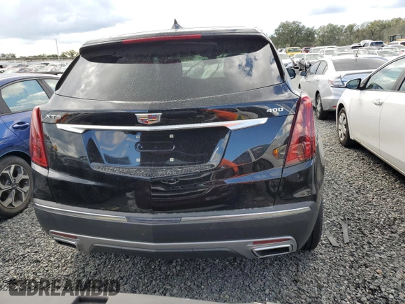 2024 Cadillac XT5 FWD Premium Luxury with VIN 1GYKNCRS0RZ731062, listed as a Copart auction lot 73637794 with 0 mi miles and Non Repairable. Bid and sale history available at carsss.com. Image 6.