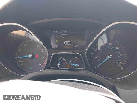2014 Ford Focus Titanium with VIN 1FADP3N20EL422693, listed as a IAAI auction lot 42060024 with 97,371 mi miles and . Bid and sale history available at DreamBid. Image 7.