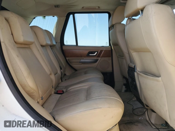 2006 Land Rover Range Rover Sport HSE with VIN SALSF25476A945506, listed as a Copart auction lot 60714065 with 204,600 mi miles and Salvage title. Bid and sale history available at DreamBid. Image 10.
