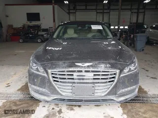 2018 Genesis G80 3.8L with VIN KMHGN4JE4JU232110, listed as a IAAI auction lot 41425938 with 108,170 mi miles. Bid and sale history available at carsss.com. Image 12.