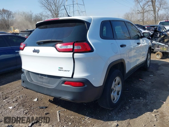 2015 Jeep Cherokee Sport с VIN 1C4PJLAB8FW531241, выставлен на аукционе IAAI как лот 41787819 с пробегом 136 720 миль миль и . История ставок и продаж доступна на DreamBid. Изображение 4.