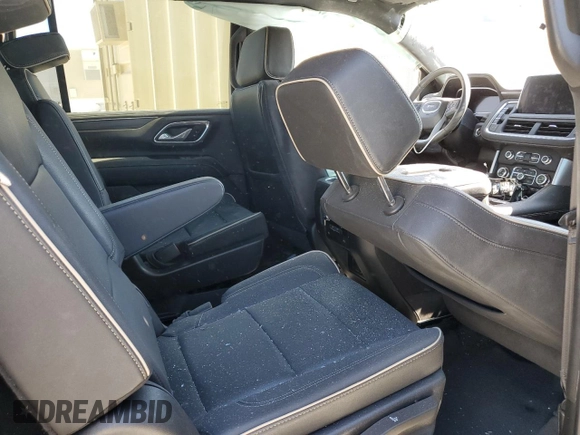 2023 GMC Yukon XL SLT with VIN 1GKS2GKDXPR254627, listed as a Copart auction lot 59226594 with 39,428 mi miles and Salvage Title. Bid and sale history available at DreamBid. Image 11.