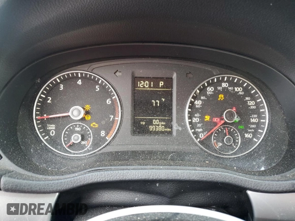 2015 Volkswagen Passat Limited Edition Edition with VIN 1VWAT7A31FC076196, listed as a Copart auction lot 56224525 with 99,380 mi miles and Salvage title. Bid and sale history available at DreamBid. Image 9.