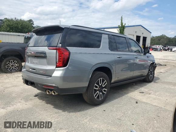 2023 GMC Yukon XL AT4 with VIN 1GKS2HKL8PR442320, listed as a Copart auction lot 73411524 with 20,984 mi miles and Salvage Title. Bid and sale history available at carsss.com. Image 3.