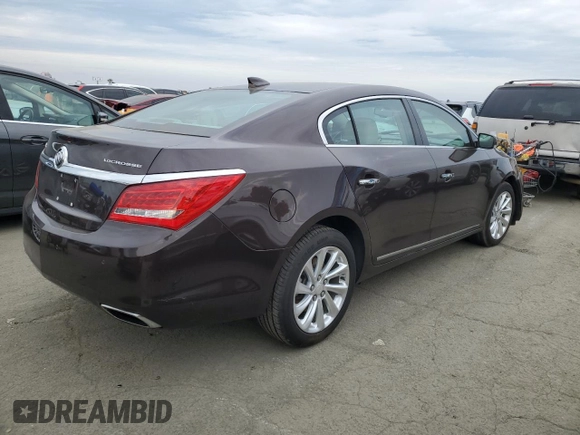 2015 Buick LaCrosse Premium I with VIN 1G4GD5G30FF214827, listed as a Copart auction lot 45353625 with 56,150 mi miles and Salvage Title. Bid and sale history available at carsss.com. Image 3.