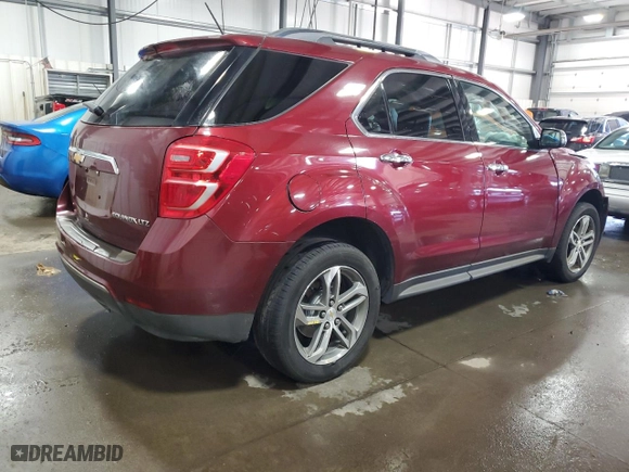2016 Chevrolet Equinox LTZ with VIN 2GNALDEKXG6232112, listed as a Copart auction lot 48579775 with 173,039 mi miles and Salvage Title. Bid and sale history available at carsss.com. Image 3.