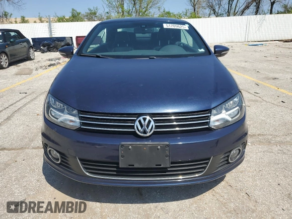 2012 Volkswagen Eos Lux with VIN WVWFW7AH0CV004840, listed as a Copart auction lot 51709625 with 98,724 mi miles and Clean Title. Bid and sale history available at DreamBid. Image 5.