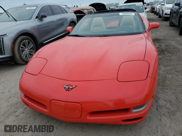 2001 Chevrolet Corvette with VIN 1G1YY22G015116295, listed as a Copart auction lot 76908284 with 0 mi miles and Salvage Title. Bid and sale history available at carsss.com. Image 5.