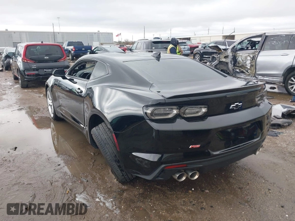 2023 Chevrolet Camaro LT1 with VIN 1G1FF1R74P0149223, listed as a IAAI auction lot 41308994 with 9,718 mi miles and . Bid and sale history available at DreamBid. Image 3.
