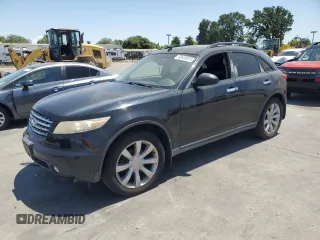 2003 Infiniti FX Options with VIN JNRBS08WX3X403488, listed as a Copart auction lot 58605825 with 228,579 mi miles and Clean title. Bid and sale history available at DreamBid. Image 1.