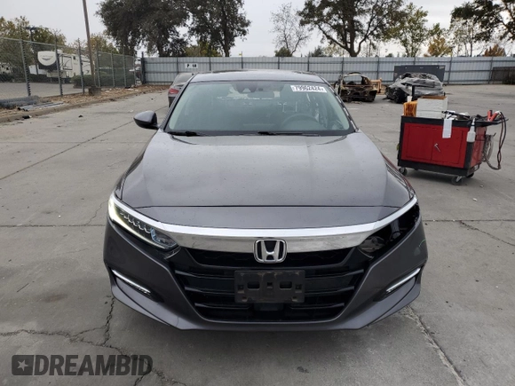 2019 Honda Accord EX with VIN 1HGCV3F49KA005562, listed as a Copart auction lot 79962424 with 48,355 mi miles and Salvage title. Bid and sale history available at DreamBid. Image 5.