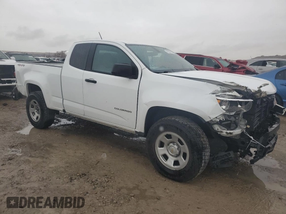 2021 Chevrolet Colorado 4WD Work Truck with VIN 1GCHTBEN8M1189832, listed as a Copart auction lot 41435145 with 136,488 mi miles and Salvage Title. Bid and sale history available at carsss.com. Image 4.