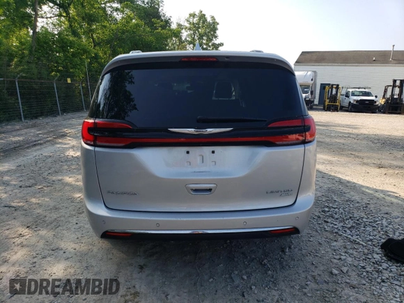 2022 Chrysler Pacifica Limited with VIN 2C4RC3GG6NR189723, listed as a Copart auction lot 60132625 with Not provided miles and Salvage title. Bid and sale history available at DreamBid. Image 6.