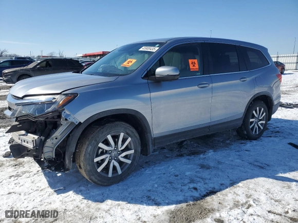 2019 Honda Pilot EX-L with VIN 5FNYF6H53KB007128, listed as a Copart auction lot 45900435 with 119,717 mi miles and Salvage Title. Bid and sale history available at carsss.com. Image 1.