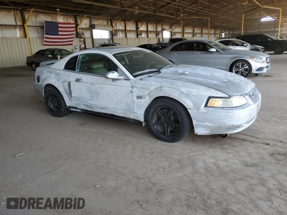 2002 Ford Mustang GT Deluxe with VIN 1FAFP42XX2F123530, listed as a Copart auction lot 60904235 with Not provided miles and Clean title. Bid and sale history available at DreamBid. Image 4.