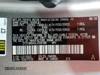 2020 Lexus RX with VIN 2T2YGMDA5LC056188, listed as a Copart auction lot 39981404 with 0 mi miles. Bid and sale history available at carsss.com. Image 14.