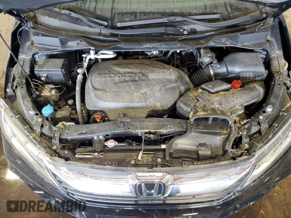 2020 Honda Odyssey Touring with VIN 5FNRL6H87LB006802, listed as a Copart auction lot 75322104 with 49,309 mi miles and Salvage Title. Bid and sale history available at DreamBid. Image 12.