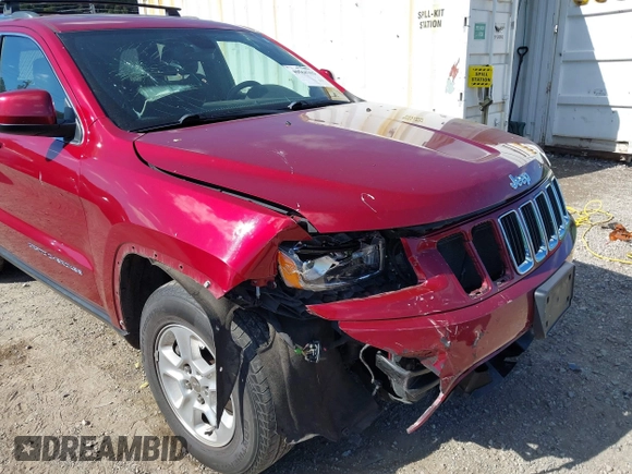 2014 Jeep Grand Cherokee Laredo with VIN 1C4RJFAG8EC262292, listed as a IAAI auction lot 40568162 with 124,871 mi miles and . Bid and sale history available at DreamBid. Image 6.