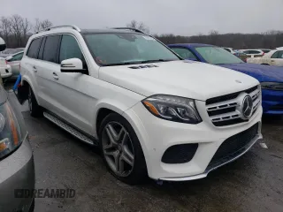 2017 Mercedes-Benz GLS 550 with VIN 4JGDF7DE1HA771048, listed as a Copart auction lot 39579594 with 87,394 mi miles and . Bid and sale history available at DreamBid. Image 4.